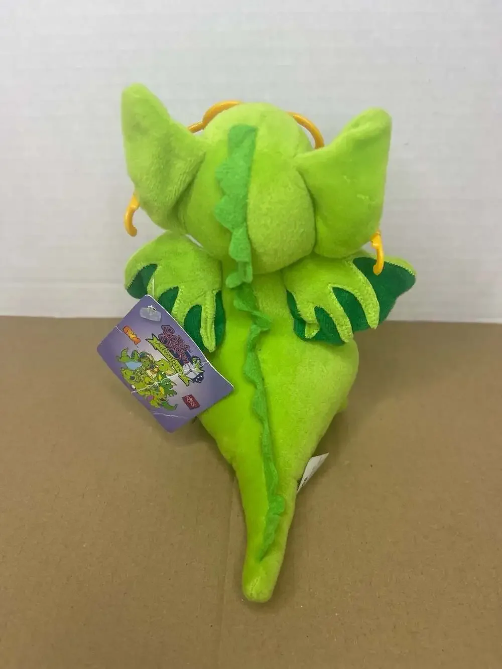 NWT Vintage 1999 Russ Berrie Pocket Dragons Specs Green Dragon Plush Glasses